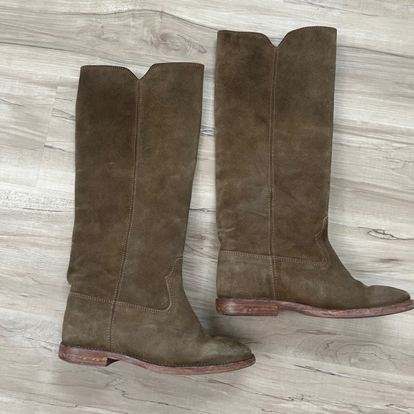 Isabel Marant Cleave Concealed Wedge Suede Boots - Picture 4 of 10